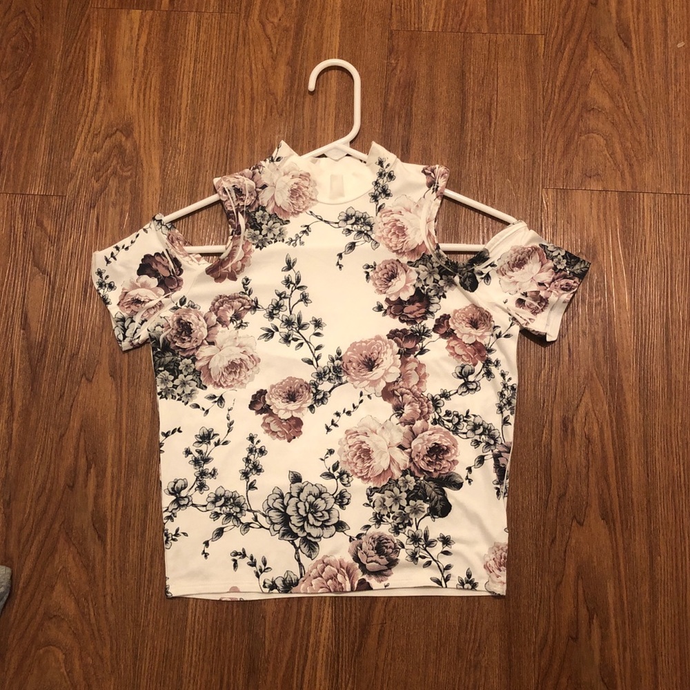 NWOT high neck crop top